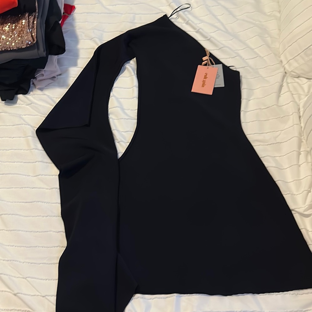 Cult Gaia Evora Knit Dress (Ink)